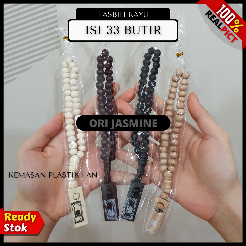 Tasbih Kayu Souvenir Umroh Haji 33 Butir