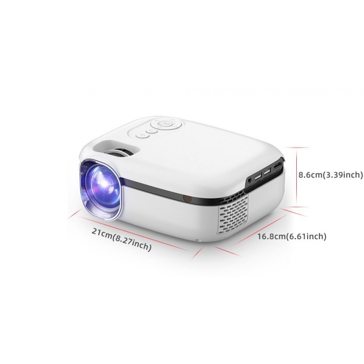 B31 TD92 Mini Projector 1080P Support 3800 Lumens - Basic Version