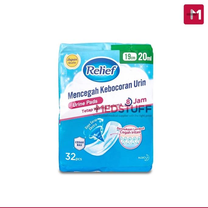 Relief Urine Pads Inkontinensia Urin Pad