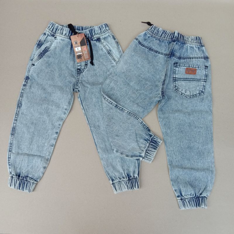 Celana Joger Anak 1-10tahun Bahan Levis lembut