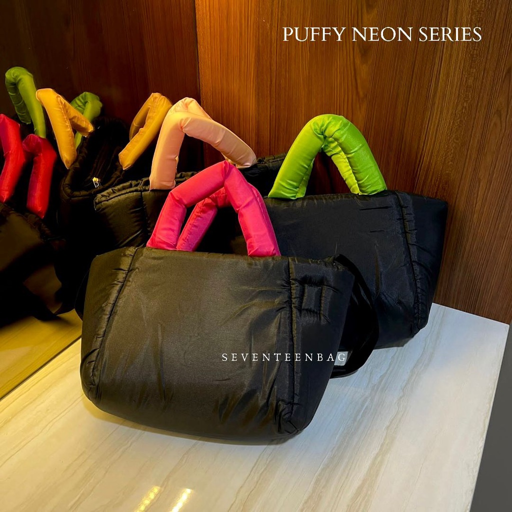 PUFFY NEON SERIES l TAS SELEMPANG WANITA - SEVENTEENBAGS SVN17272