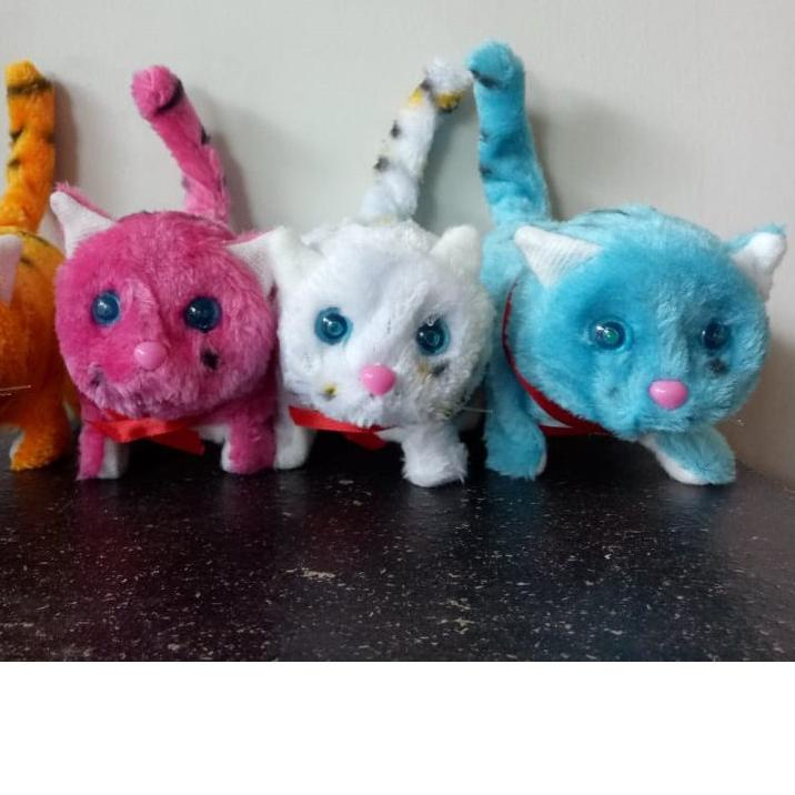 ➪ [ MG ] Robot Kucing Bisa Berjalan Boneka Kucing Berjalan ❄