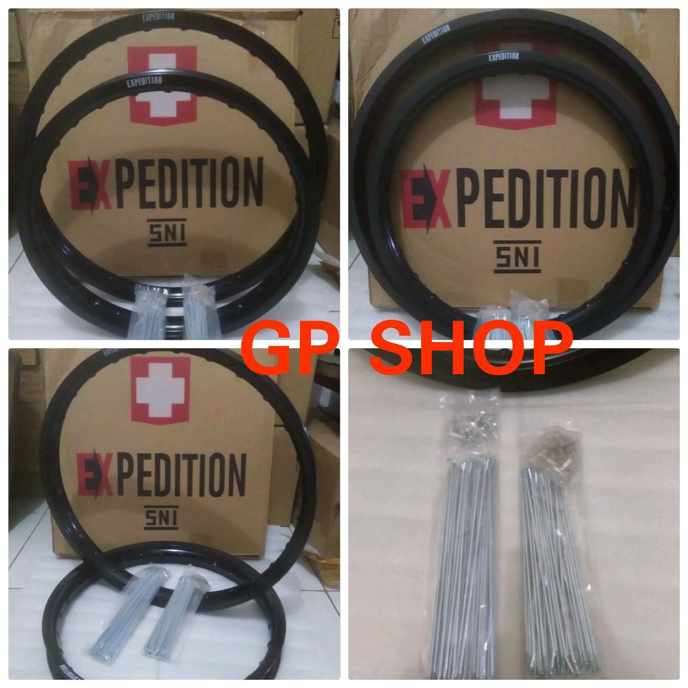 Velg Expedition ukuran 160-21 DAN 185-18 36H sudah berikut jari2 1SET KLX DLL
