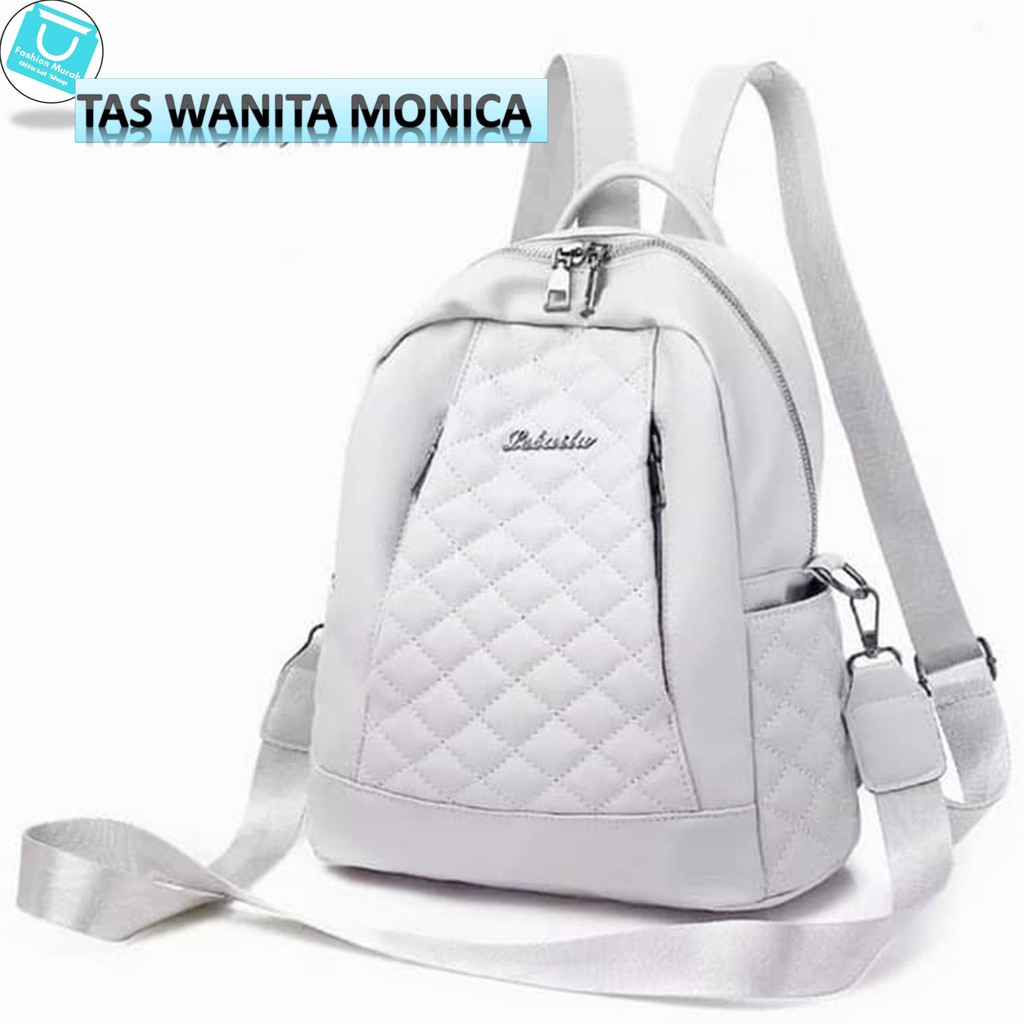 TAS WANITA MONICA - Tas Ransel dan Selempang 2in1 - Bisa Ransel &amp; Selempang