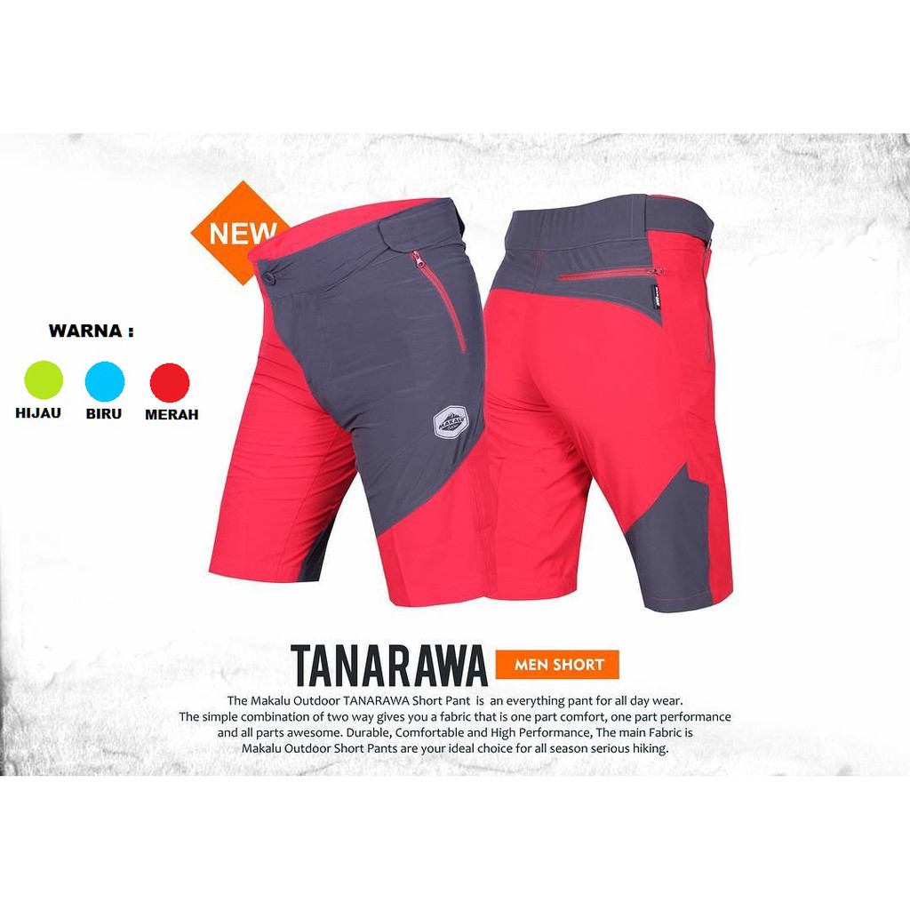 Celana Pendek Tanarawa Makalu