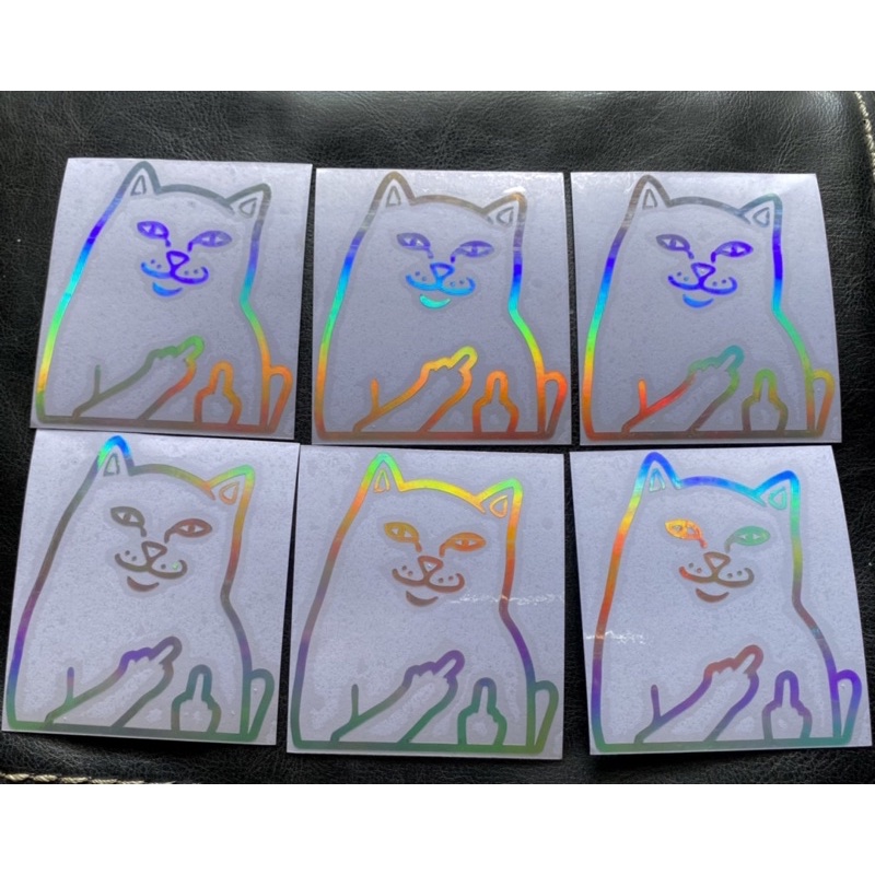 Sticker Sticker Cutting Hologram Ripdip Ripndip Fucek