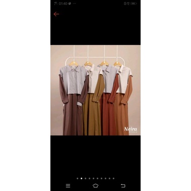 Neira dress Jilbrave (Forest green)