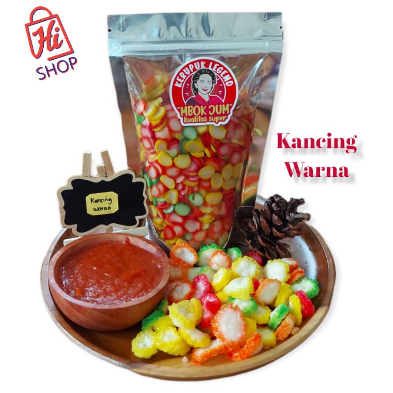 

Kerupuk Mentah Krupuk Kering Kerupuk Kancing Mini Warna Warni Kualitas Premium