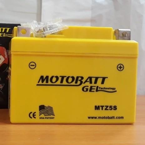 Aki motor Yamaha Mio M3 Motobatt MTZ5S aki kering/aki gel