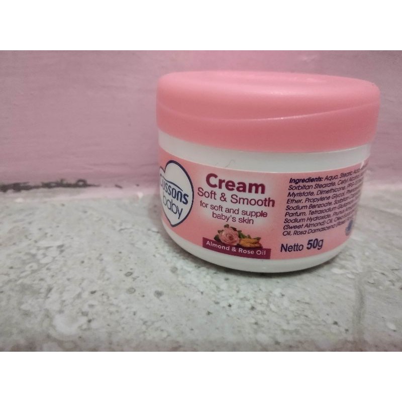 Cussons Baby Cream Jar 50gr (New Born, Mild&amp;Gentle, Soft&amp;Smooth)