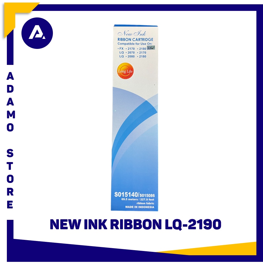 Epson Ribbon Cartridge Pita Tinta LQ-2170 2180 2190 New Ink NewInk