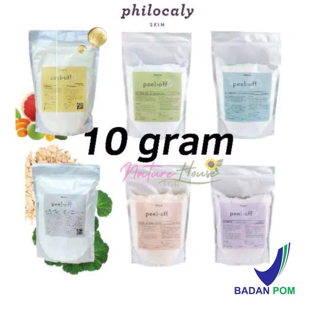 (10GR) PHILOCALY SKIN PEEL OFF MASK BPOM/ MASKER WAJAH PEEL OFF / beli 5 free spatula