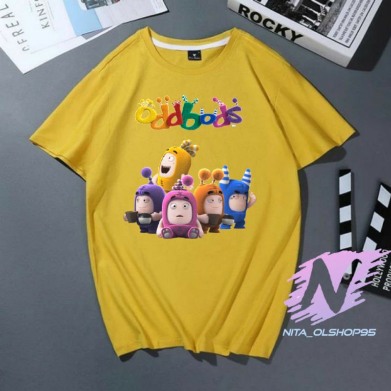 kaos oddbods baju kaos anak kartun oddbods