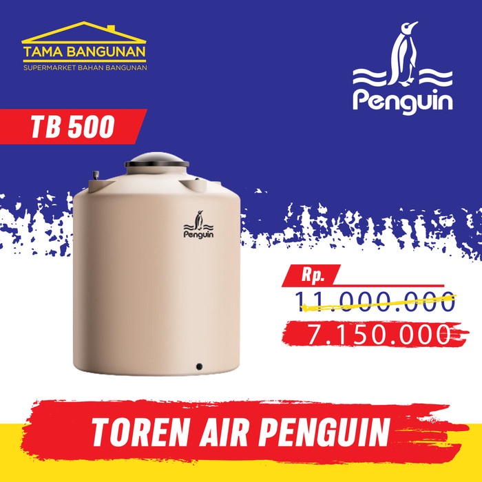 Tangki / Tandon / Toren Air Penguin 5100 Liter - TB 500