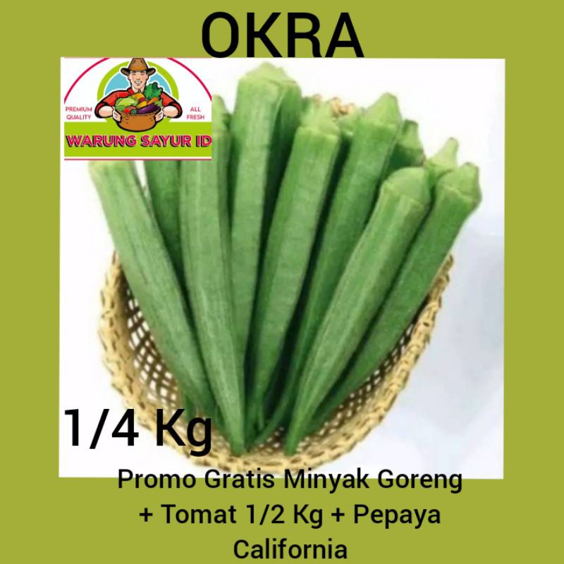 

Sayur Okra Super/Sayur segar/Sayur online