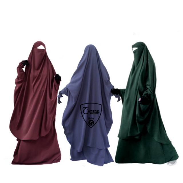 lok French khimar set rok murah wolfis premium