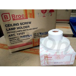 BROCO Gracio 12101 Ceiling Lamp Holder E27 - Rumah Lampu Plafon