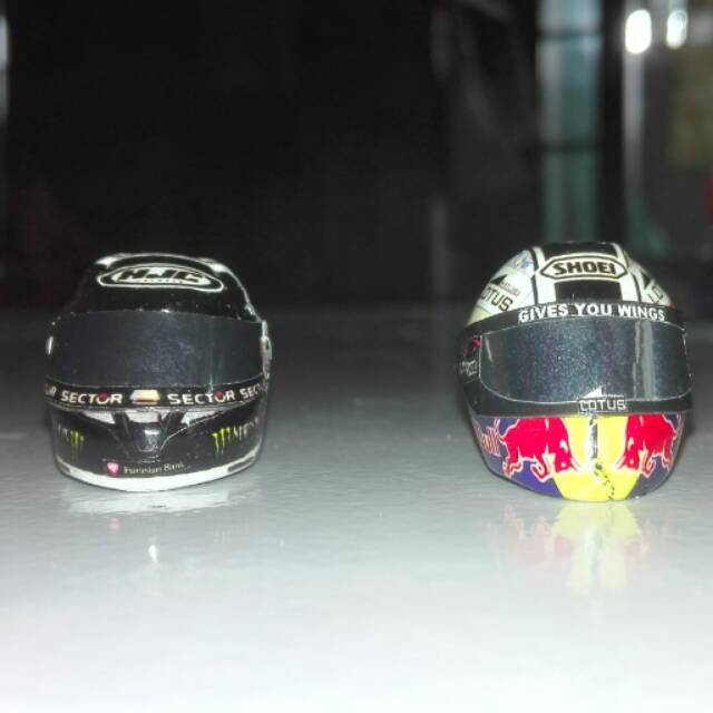 Diecast miniatur motogp marquez dan lorenzo