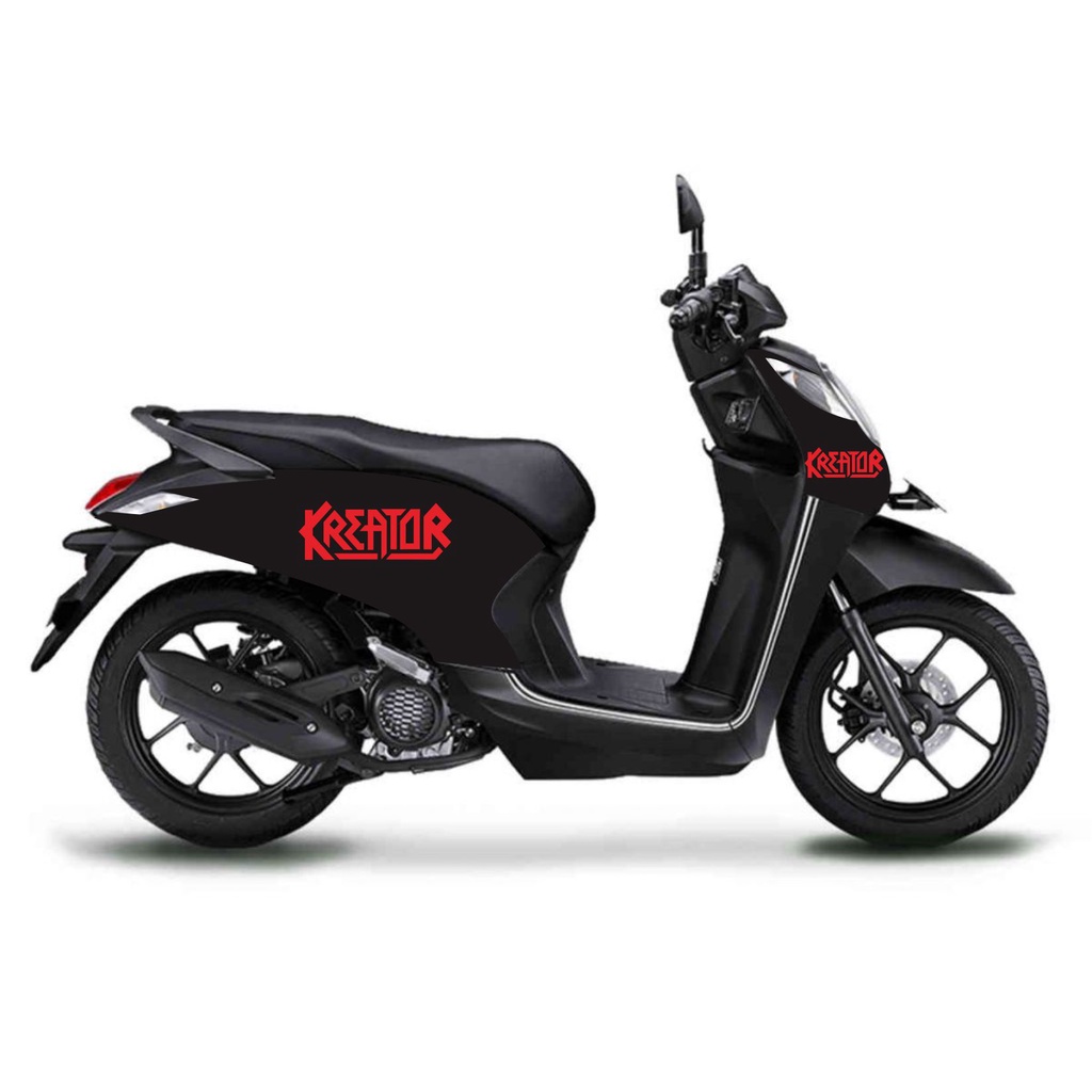 cutting sticker logo band KREATOR beat scoopy genio vario dll