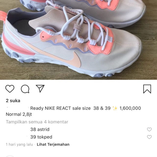 New sepatu nike original