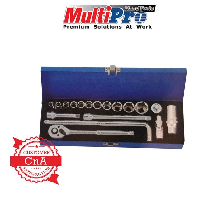 Terlaris MultiPro Kunci Socket Sok Set 19 pcs 3 8   inch Taiwan bukan Tekiro Murah