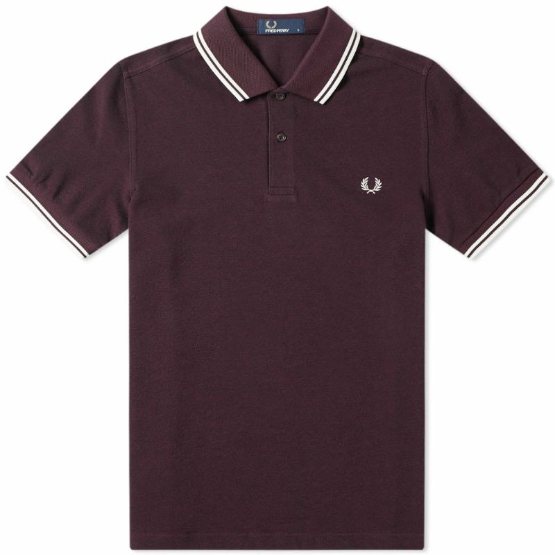 Fred Perry Mens Contrast Collar Pique Shirt 