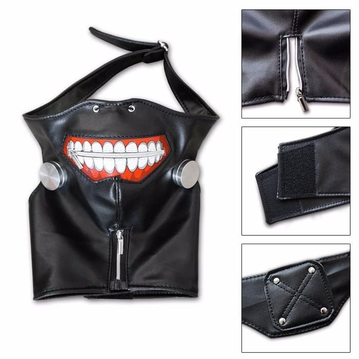 Topeng Kaneki Ken Mask Tokyo Ghoul Cosplay Masker Kulit Kaneki Ken Mask