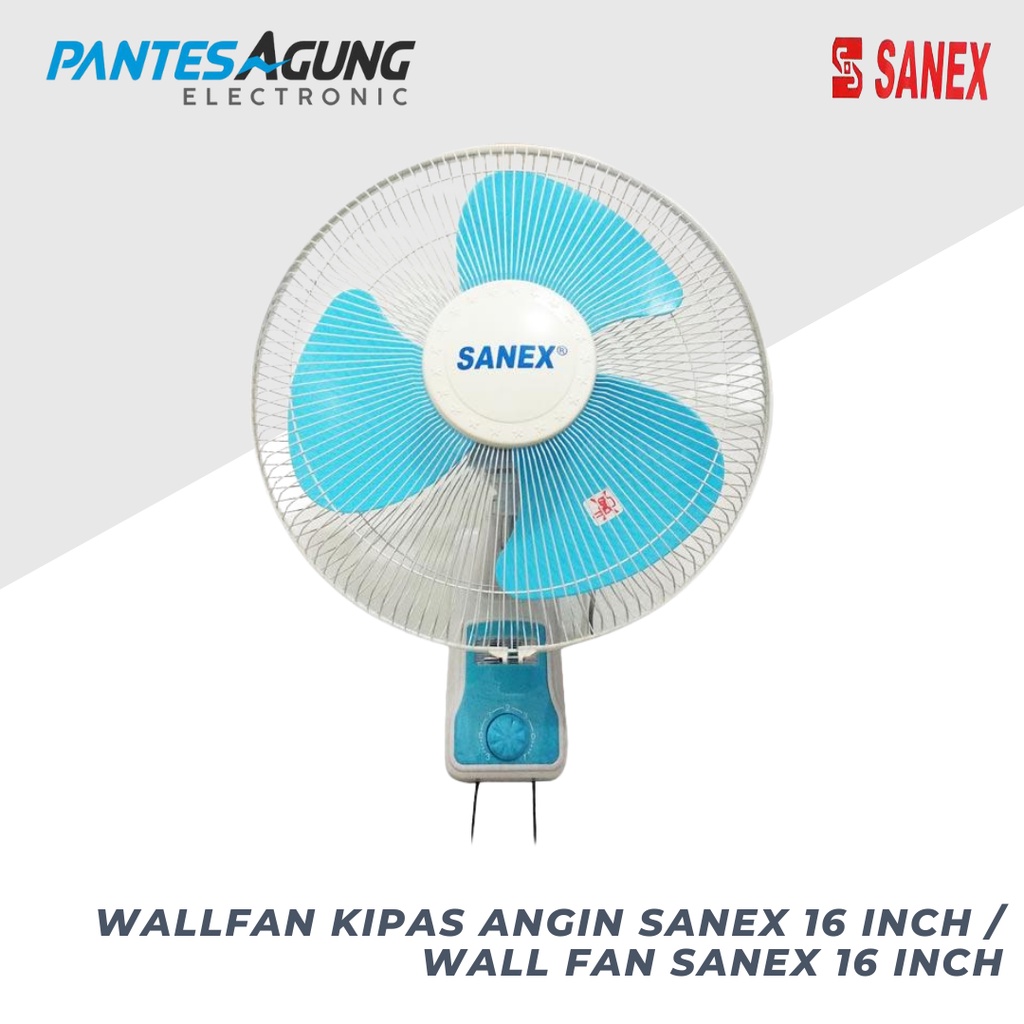 WALLFAN KIPAS ANGIN SANEX 16 INCH / WALL FAN SANEX 16 INCH