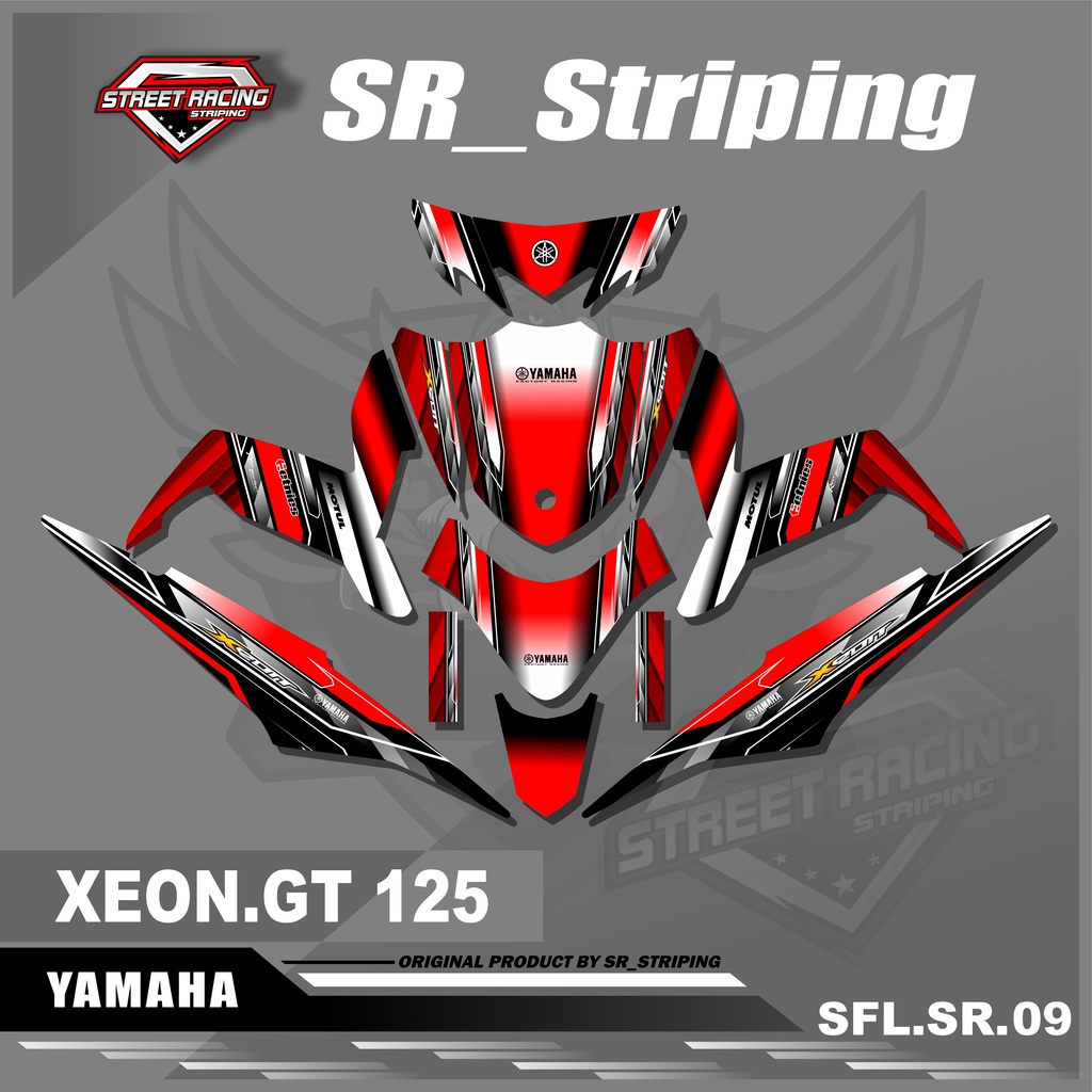 Decal Full Body XEON GT 125 / Variasi XEON GT 125 / XEON GT 125 / Stiker XEON GT 125 / Striping Moto