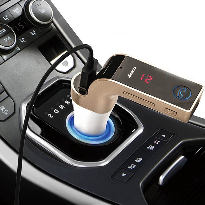 4-In-1 Car Charger, Bluetooth &amp; FM Transmitter / Aksesoris Mobil