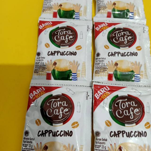 

Tora cafe capuccino per renceng isi 10 pcs