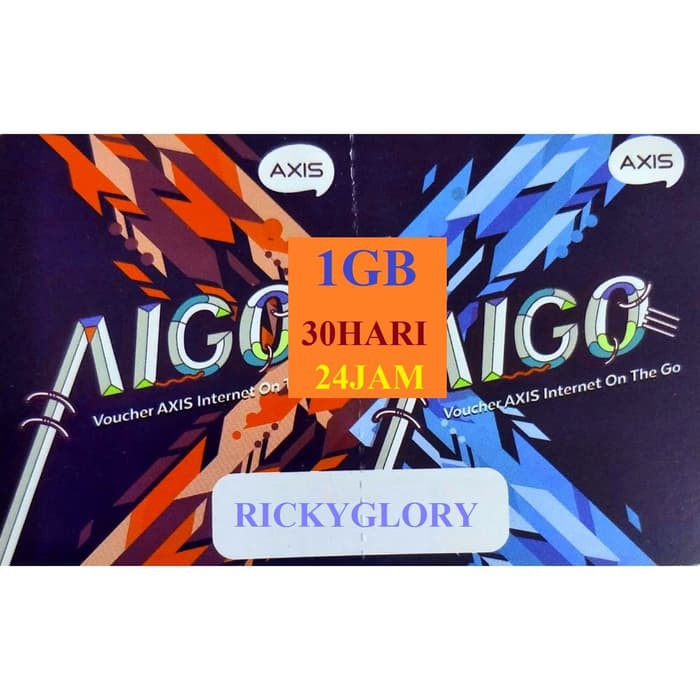 Voucher AIGO Axis 1 GB vocer data axis 1gb | Shopee Indonesia