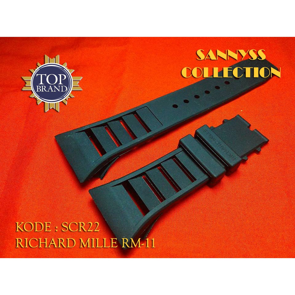 STRAP TALI JAM RICHARD MILLE RM-11 - RM 11 - RM11 RUBBER