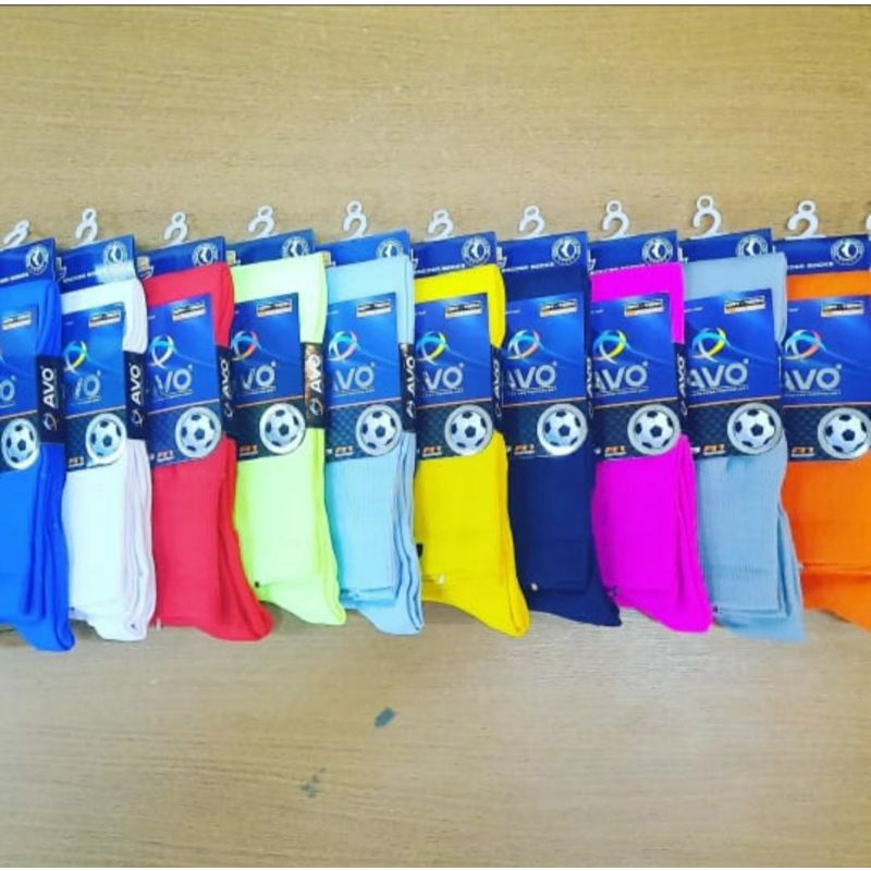 Kaos Kaki Bola AVO R1 Dewasa ORI Diatas Lutut-1