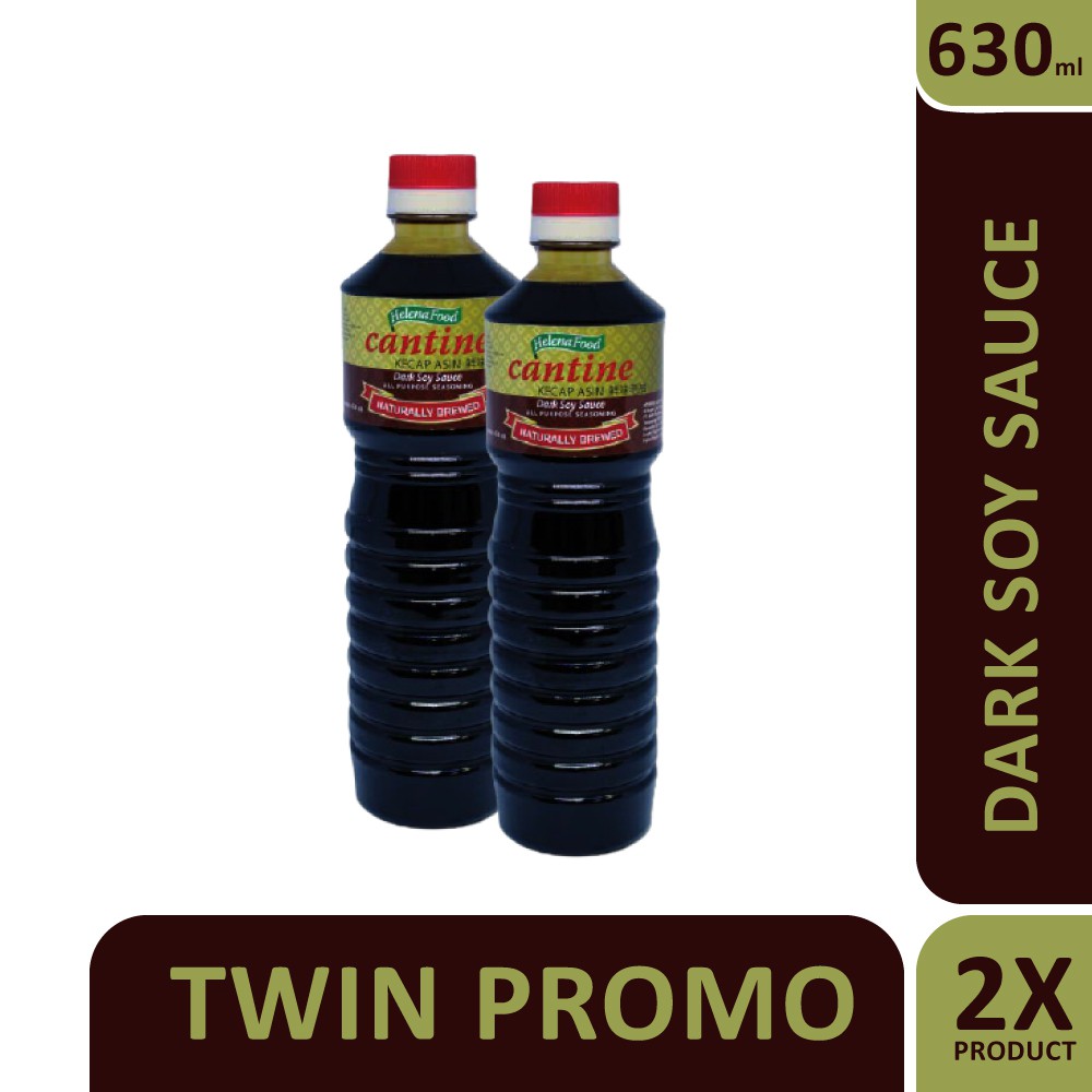 

KECAP ASIN PROMO Cantine Dark Soy Sauce 630 ml ( Twin Promo )