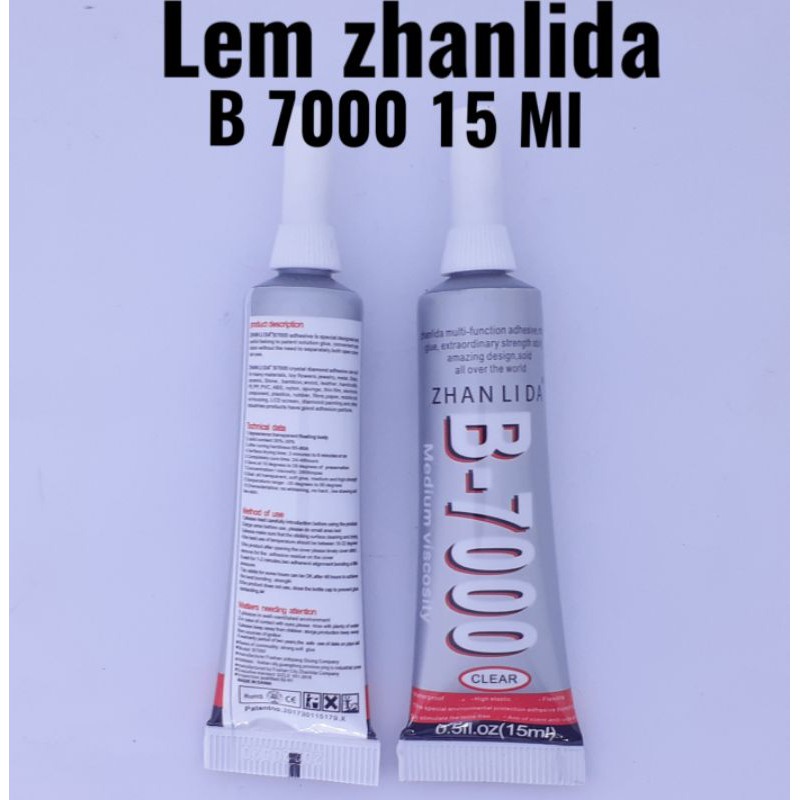 

Lem LCD Touchscreen Backdoor Original Zhan Li Da B7000 15ml Warna Bening - ZhanLiDa 15ml