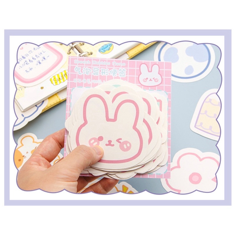 KENSHO Sticky Notes Karakter Lucu isi 90 Lembar Import Korea / Stick Note / Sticker Memo Tempel Penanda