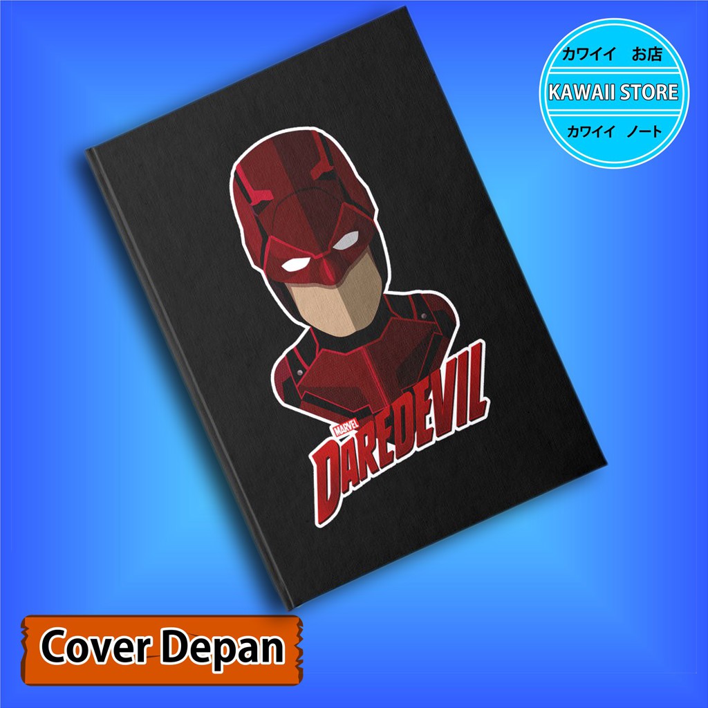 

Notebook / Pocket book Hard Cover Marvel CHARACTER DAREDEVIL uk A5 & A6 / Notes Book