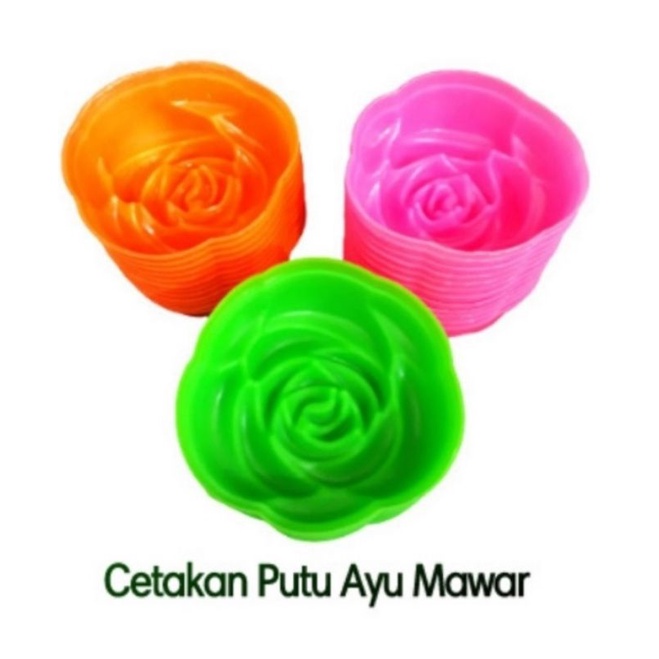 Citakan Agar Mawar besar/12 Pcs Citakan fuding/Citakan Jeli 6.5cm