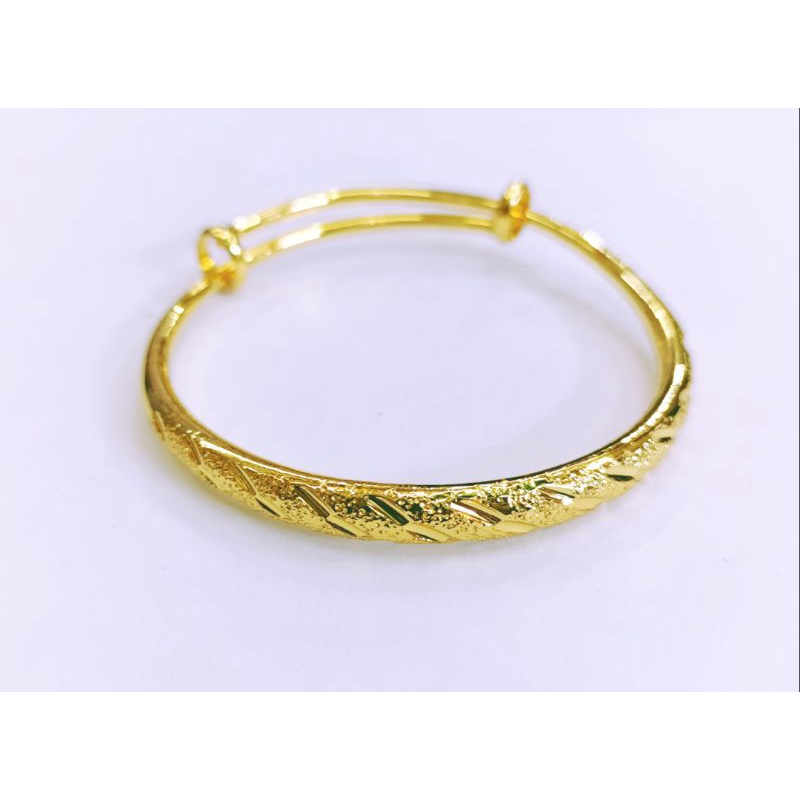 Gelang kuning fleksibel/gelang anak remaja/gelang yaxiya kuning