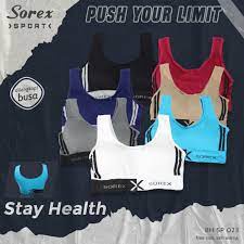 Sport Bra Busa Sorex Wanita SP 023 Tanpa Kawat Freesize Olahraga