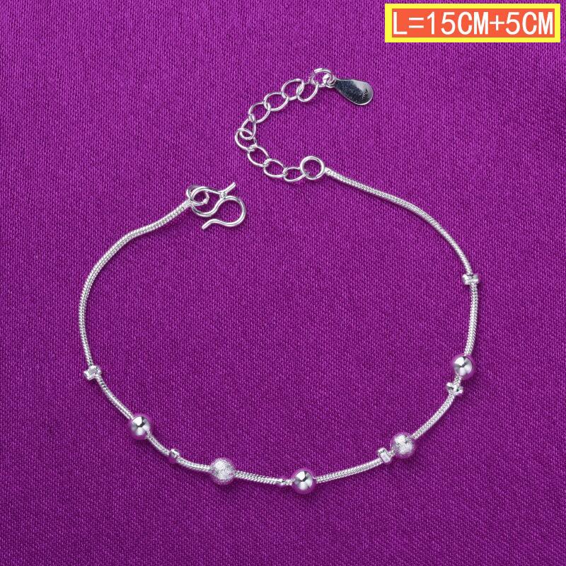 50 gaya 925 gelang perak asli, aksesoris perhiasan fashion Jepang dan Korea-26