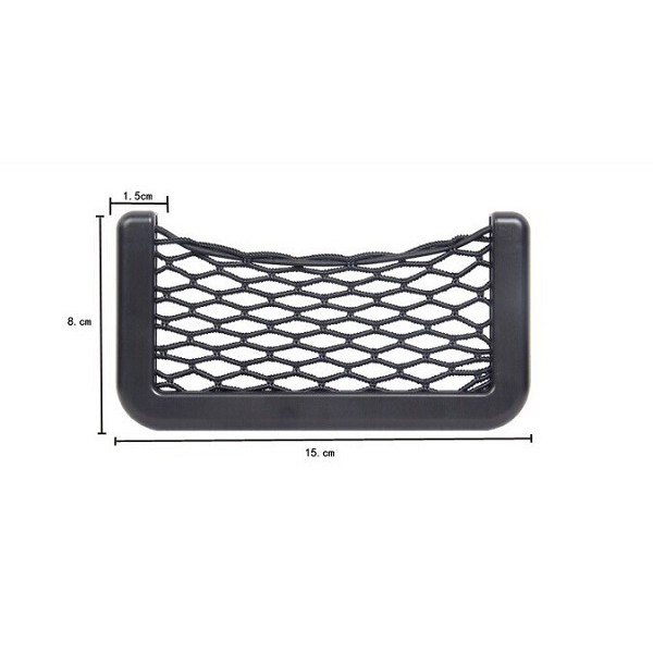 Kantong Jaring Mobil Small Car Set Net Organizer HP Tempat Smartphone di Mobil Car Holder Mesh Car