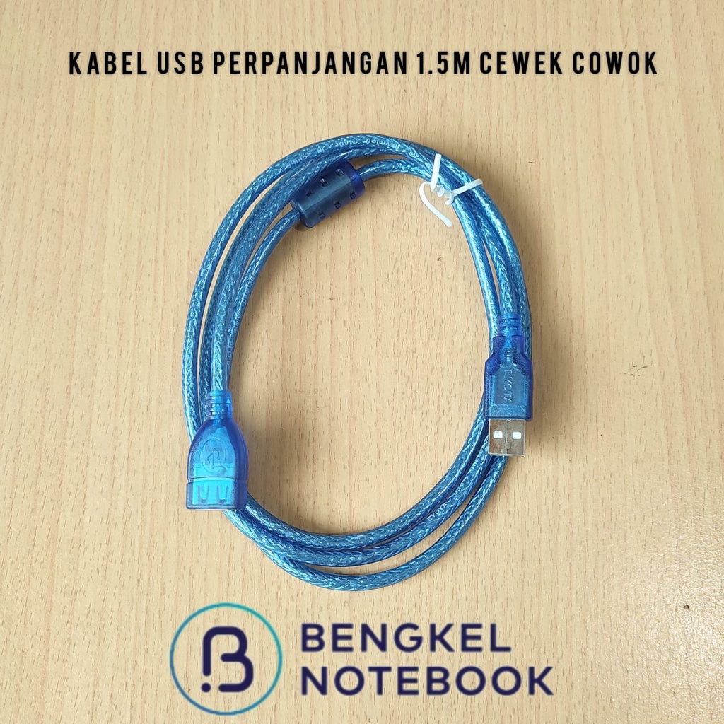 Kabel USB Perpanjangan 1.5M Cewek Cowok