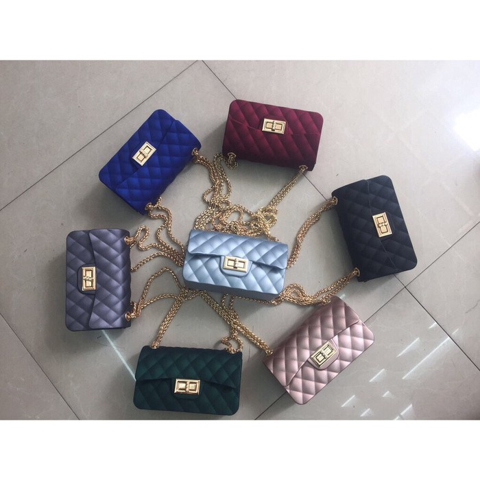 Clutch Wanita Ysl Monogram Matelasse Clutch T6618# High Premium A ZQ373 Tas Fashion Import Jelly Mat
