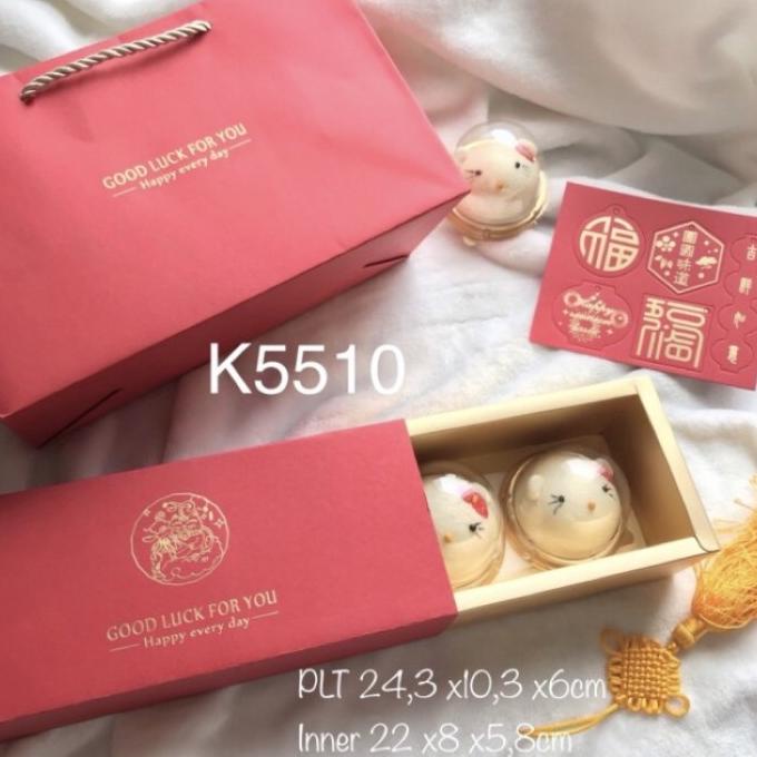 

K5510 KOTAK ISI 5 PAPER BAG DUS PACKAGING LUCKY CAT IMLEK K55 RTGRT14554I