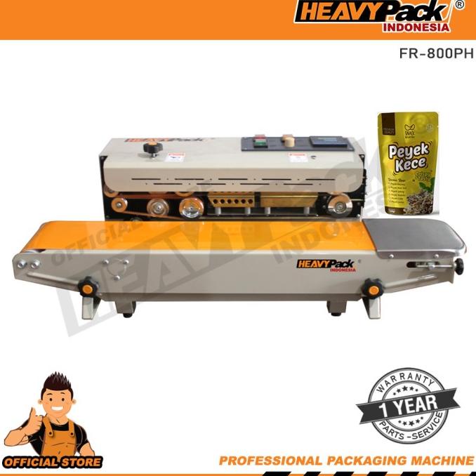 Continuous Band Sealer Mesin Segel Plastik Fr-800P (Paint) Heavypack
