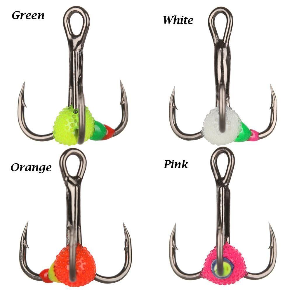 Atasan 5PCS 6pcs# 8# 10# &lt;Unk&gt;&lt;Unk&gt; Pancing Es Tahan Lama Musim Dingin6# 8# 10# Tackle Tools Alat Tackle Telur Ikan