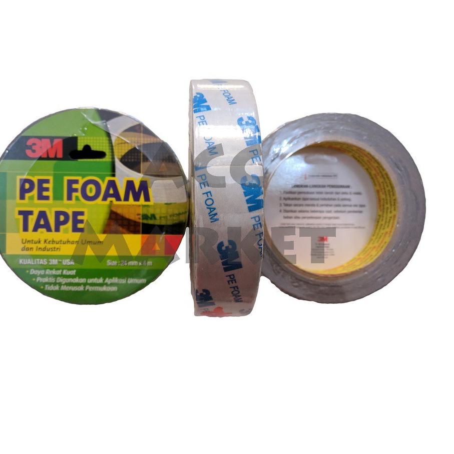 

New! Isolasi Double Tape 3M Foam 24 Mm x 4.5M Busa Dobel Tip 팝