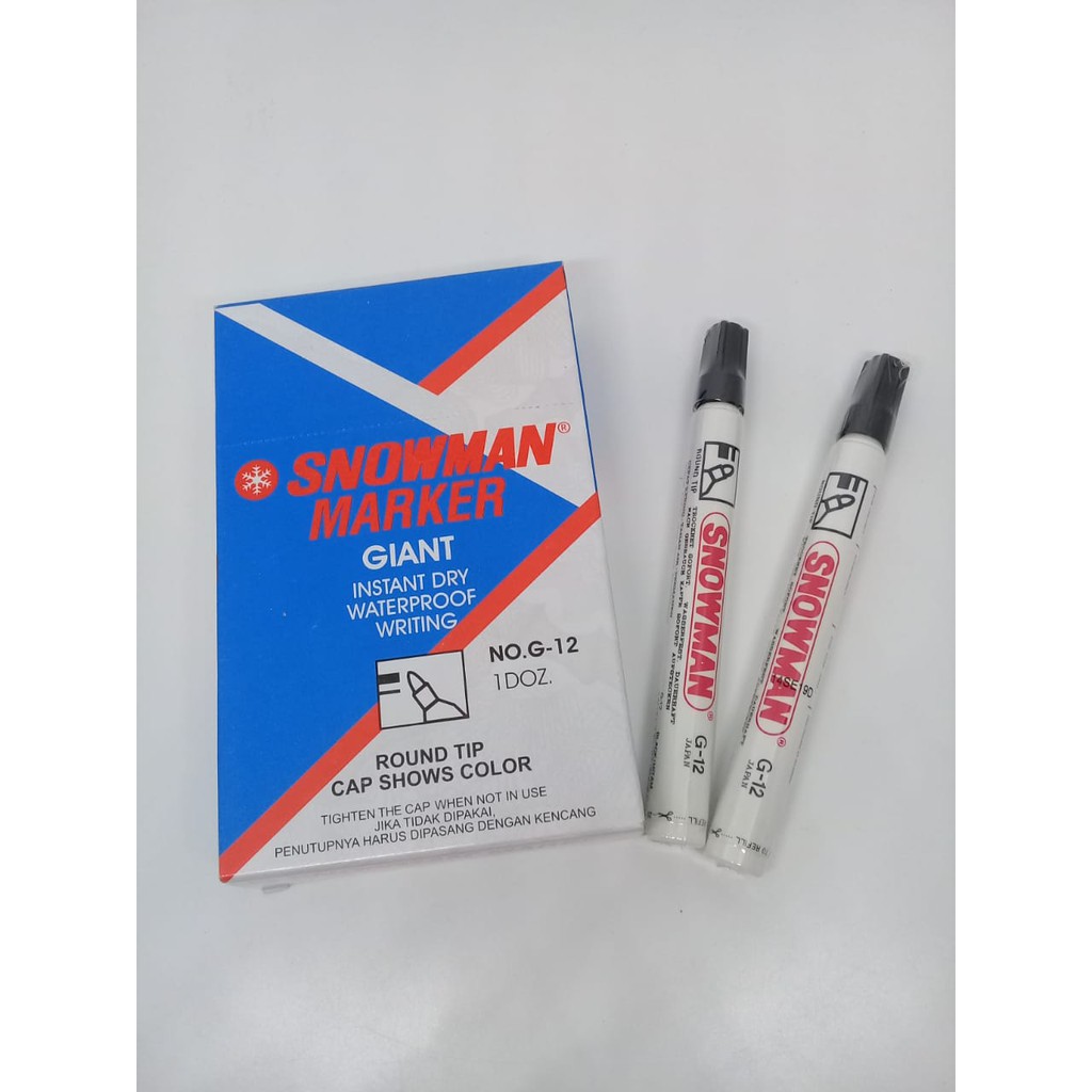 

spidol permanen merek snowman